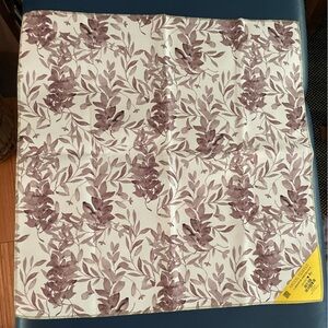 Floral Cotton Fabric Yardage Swatch approximately 26” x 27”